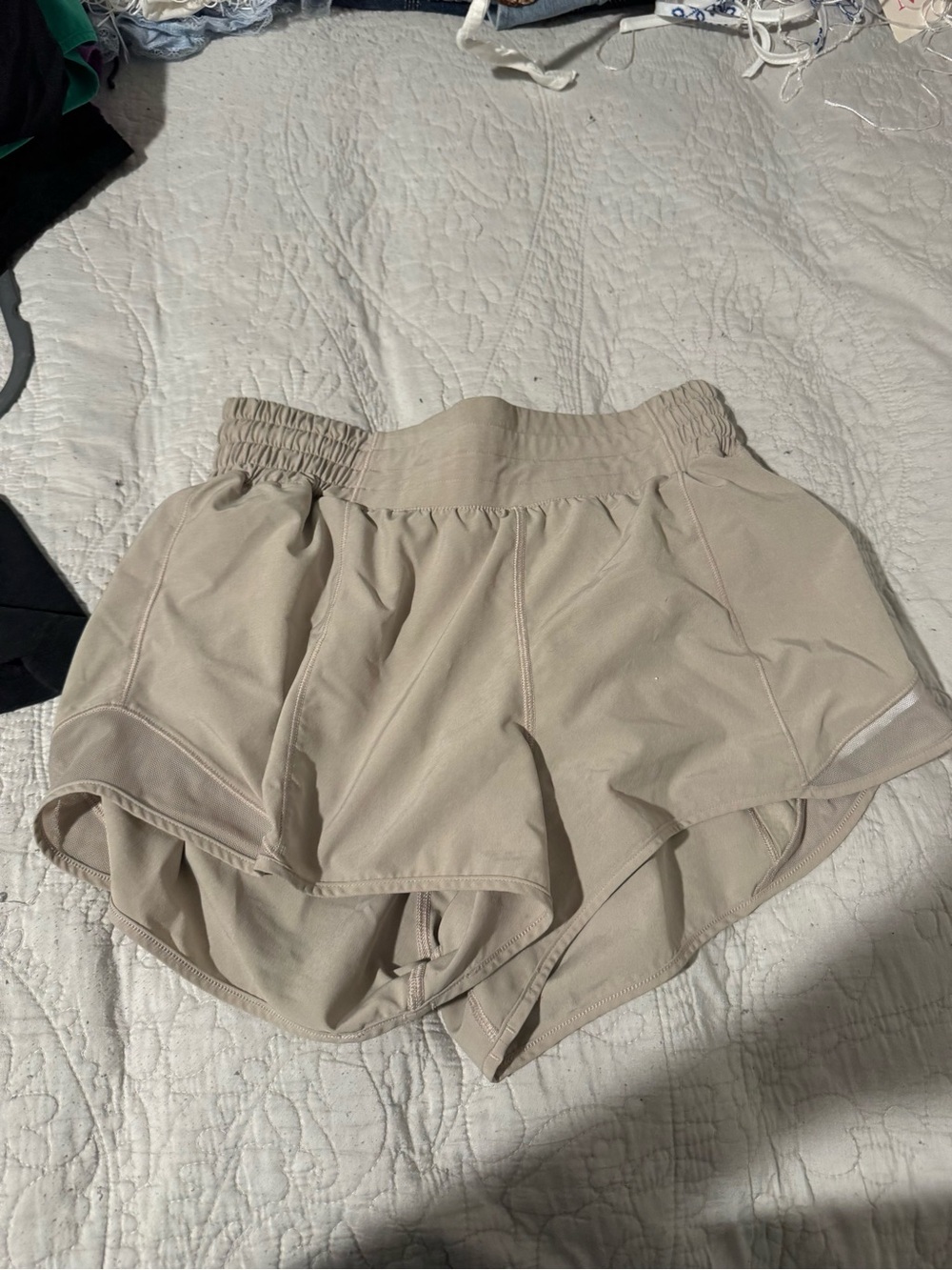 lululemon athletica Light Beige Women's Athletic Shorts